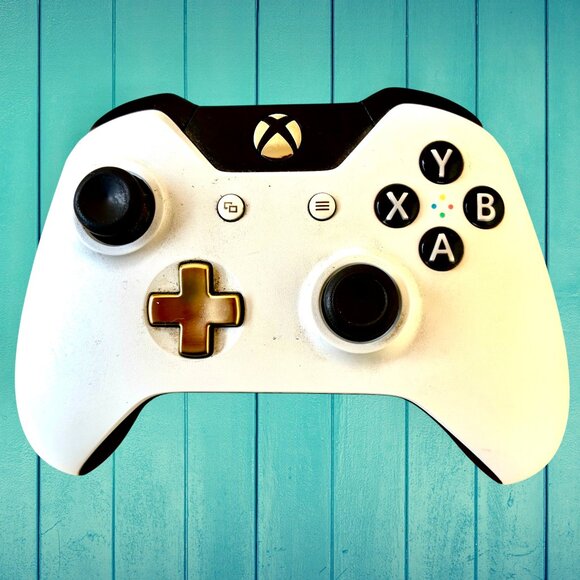 Microsoft Xbox One Wireless Controller 1697 White Tested Works - Picture 3 of 7